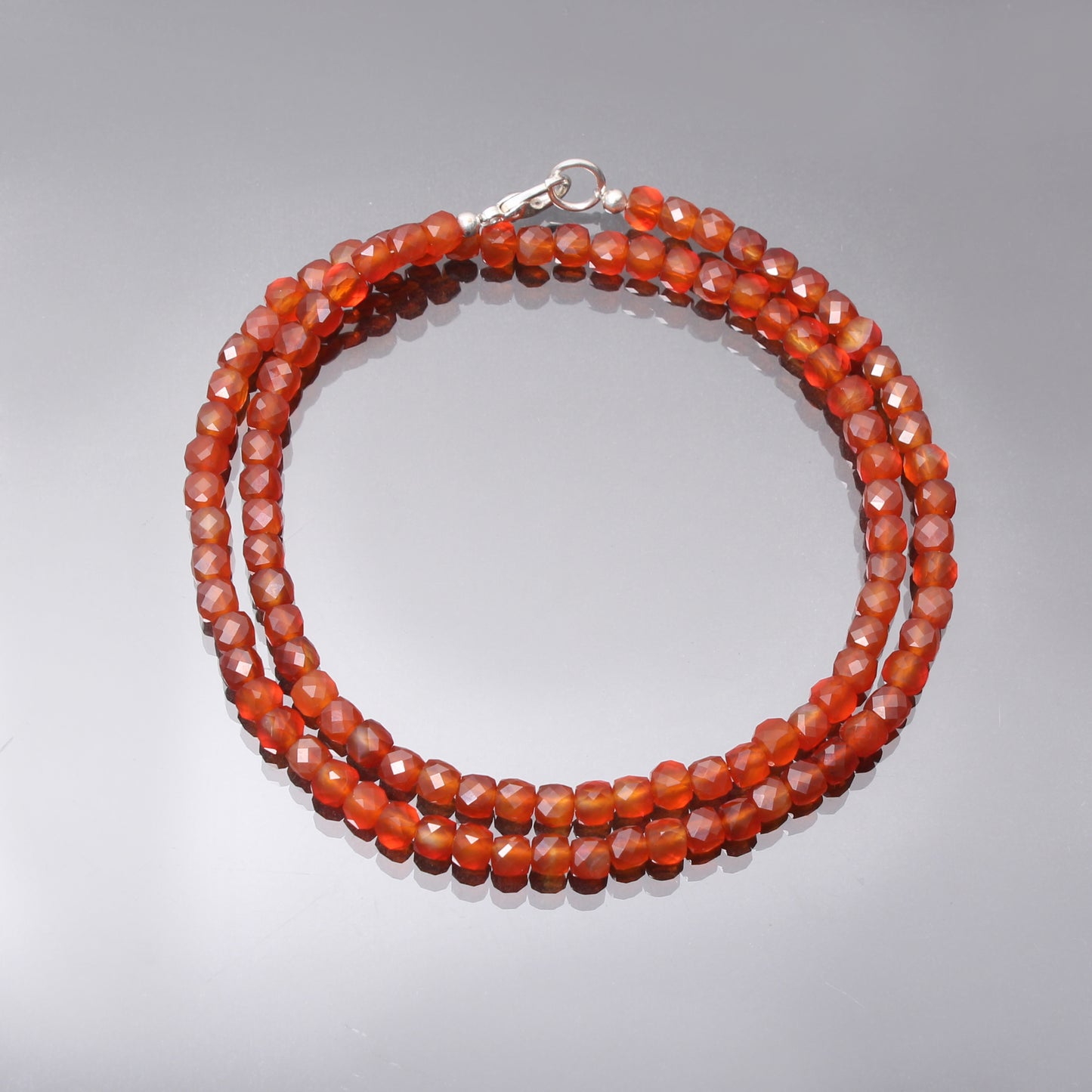 Carnelian Gemstone Beaded Necklace