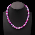 Natural Candy Opal Multi-Color Beads Necklace – Vibrant Jewelry for Joy & Positivity