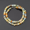 Natural Multi-Color Opal Beads Gemstone Necklace – Radiant Elegance & Emotional Balance