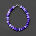 Natural Purple Candy Opal Beads Gemstone Bracelet – Calming Energy & Stylish Elegance