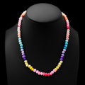 Natural Multi-Color Opal Handmade Gemstone Necklace – Creativity, Joy & Emotional Harmony