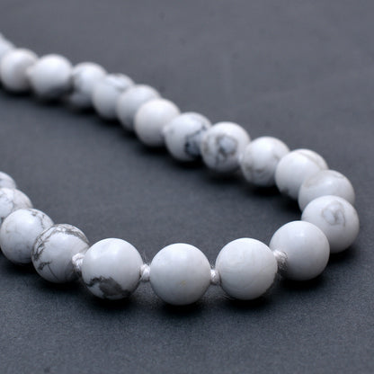 Howlite Japa Mala - Calmness & Serenity Meditation Beads