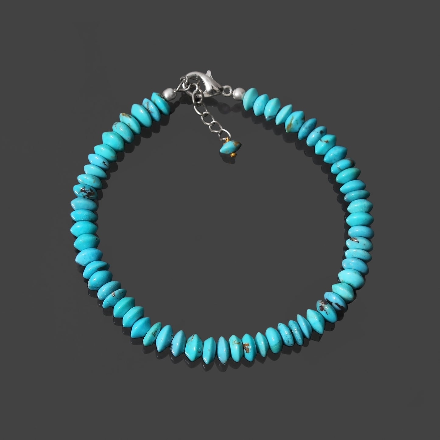 Essence: Turquoise Saucer-Shaped 6mm Bracelet