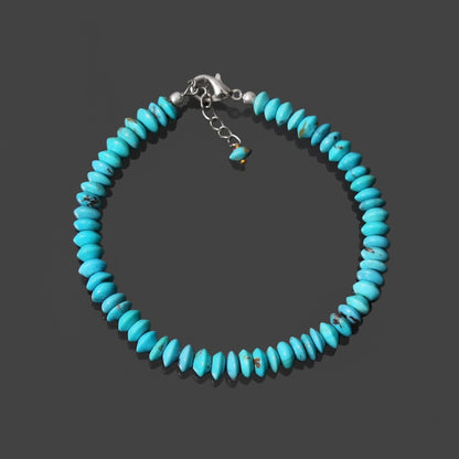 Essence: Turquoise Saucer-Shaped 6mm Bracelet