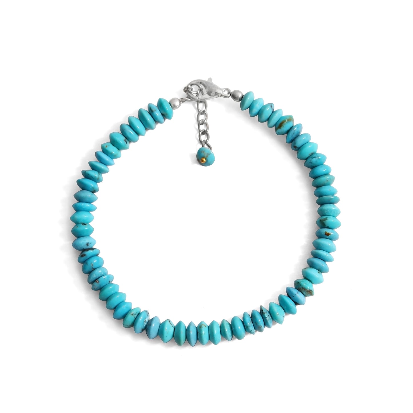 Essence: Turquoise Saucer-Shaped 6mm Bracelet