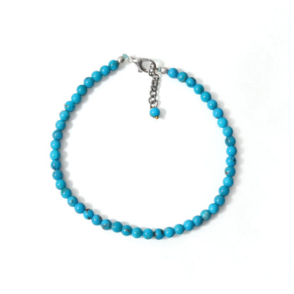 Turquoise Smooth Round 4.5mm Bracelet