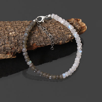 Moonstone Labradorite Bracelet: Beauty & Balance in One Gemstone