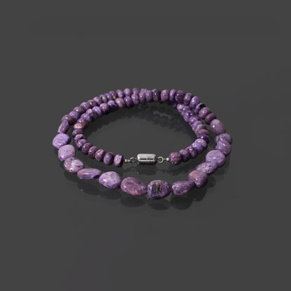 Charoite Gemstone Necklace - Transformative Healing & Spiritual Growth Jewelry