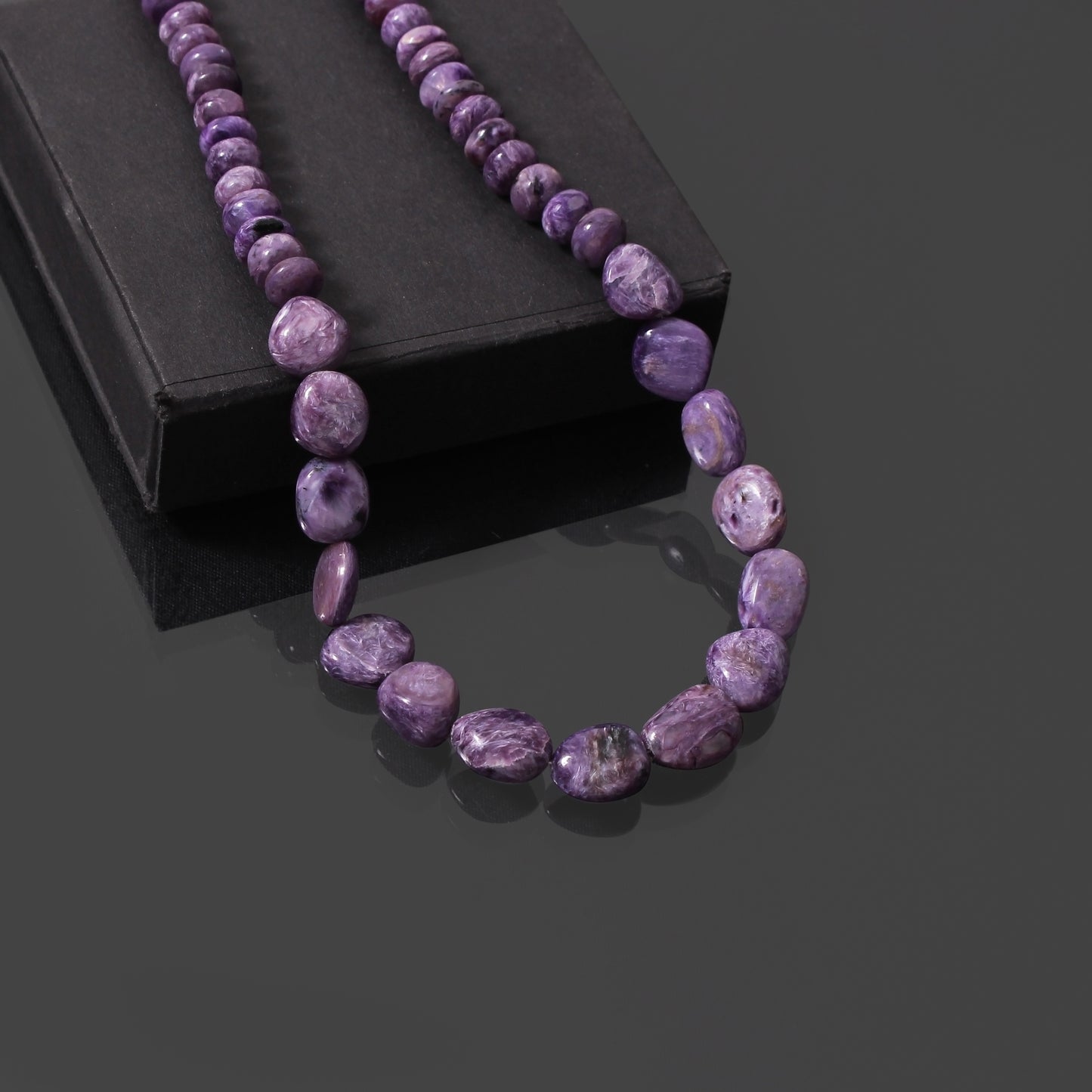 Charoite Gemstone Necklace - Transformative Healing & Spiritual Growth Jewelry