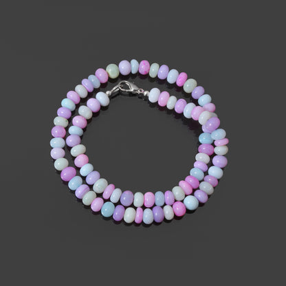 Soft Glow Natural Candy Opal Gemstone Bracelet – Radiate Positivity & Elegance