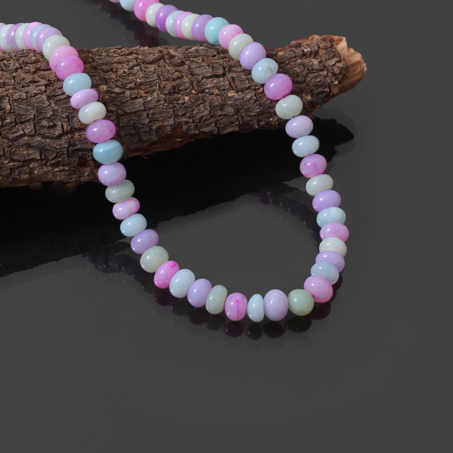 Soft Glow Natural Candy Opal Gemstone Bracelet – Radiate Positivity & Elegance