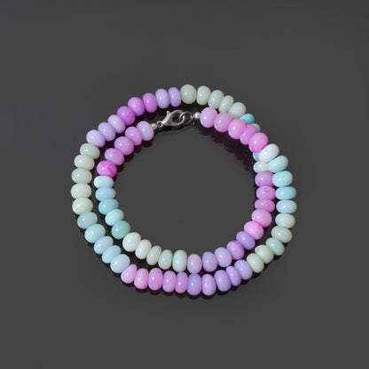 Beauty of Natural Candy Opal Gemstone Bracelet - Unique & Colorful Accessory