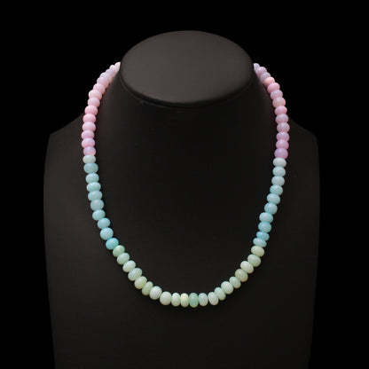 Elegant Natural Candy Opal Beads Gemstone Necklace – Radiant & Unique