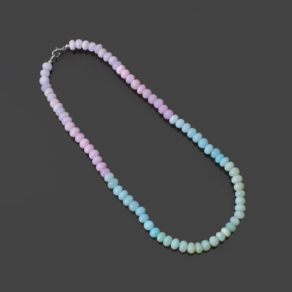 Elegant Natural Candy Opal Beads Gemstone Necklace – Radiant & Unique