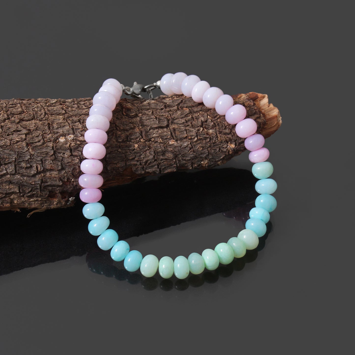 Unleash Your Style with Natural Candy Opal Gemstone Bracelet – Embrace Vibrant Elegance