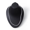Hyalite Opal Faceted Round 4.5-5 mm Beaded Necklace – Natural Clear Gemstone for Purity, Aura Cleansing & Spiritual Light
