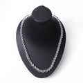 Hyalite Opal Faceted Round 5-9 mm Beaded Necklace – Natural Clear Opal for Purity, Light & High Vibrational Energy