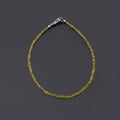 Natural Yellow Sapphire (Pukhraj) Faceted Bead Bracelet | Handmade Jupiter Healing Gemstone Jewelry