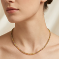 Natural Multi Color Sapphire Faceted Bead Necklace | Handmade Healing Gemstone Jewelry