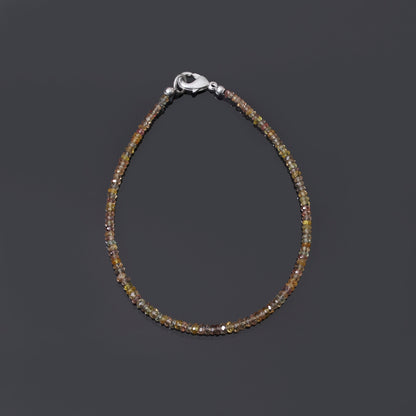 Natural Shaded Sapphire Beaded Necklace | Multi-Color Sapphire Gemstone Jewelry for Elegance & Positive Energy