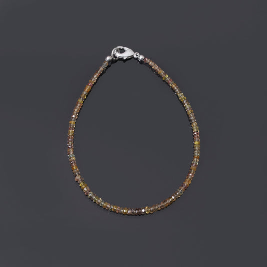 Natural Shaded Sapphire Beaded Necklace | Multi-Color Sapphire Gemstone Jewelry for Elegance & Positive Energy