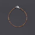Natural Multi-Color Sapphire Faceted Bead Bracelet | Genuine Sapphire Gemstone Jewelry with Silver Clasp