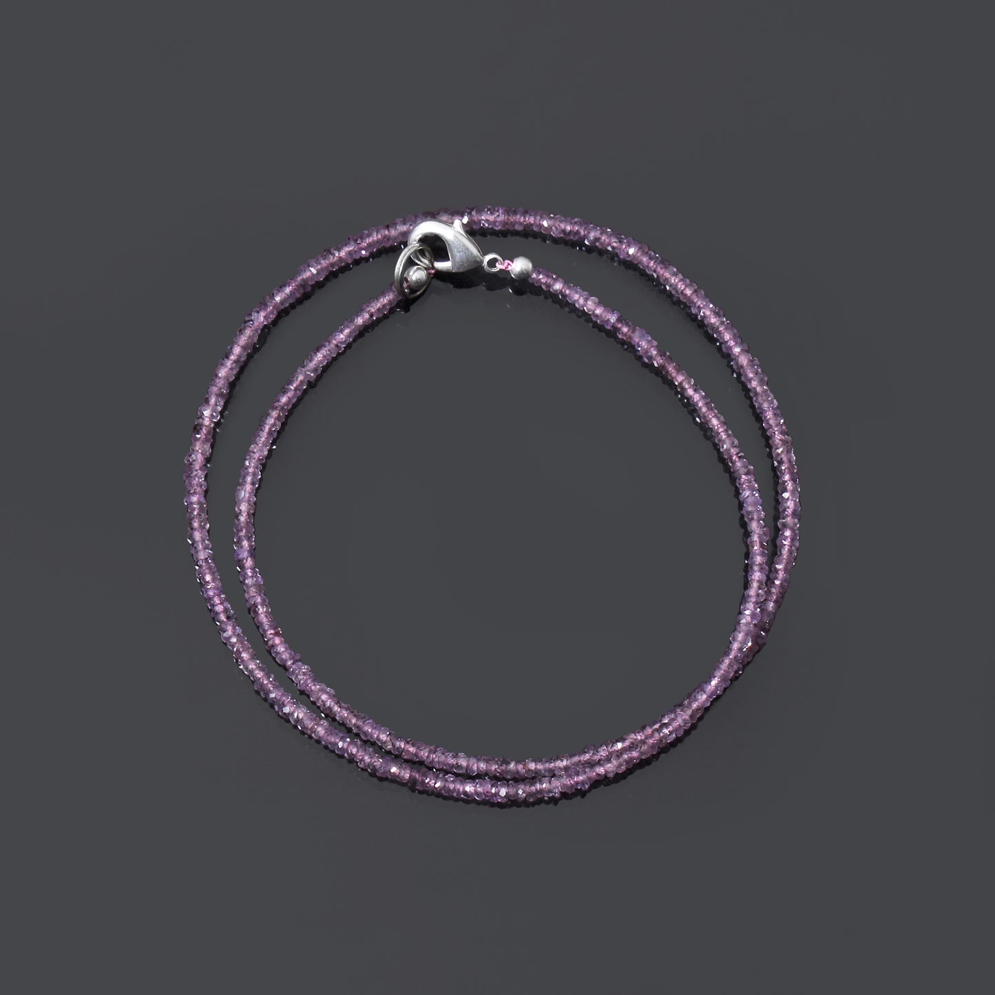 High Quality Natural Pink Sapphire Faceted Bead Bracelet | Genuine Sapphire Gemstone Minimalist Jewelry