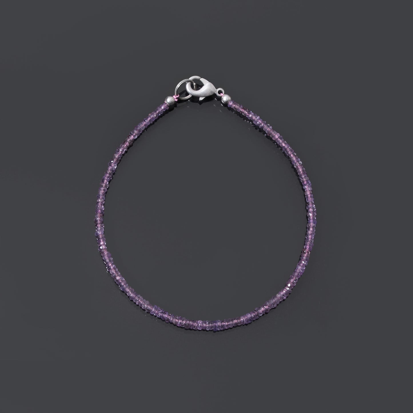 Natural Pink Sapphire Faceted Beaded Necklace – Dainty Handmade Sapphire Gemstone Jewelry | Elegant Feminine Statement Piece