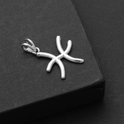 Pisces Zodiac Jewelry Set – Sterling Silver Pendant Necklace, Earrings & Ring | Astrology Gift for Women