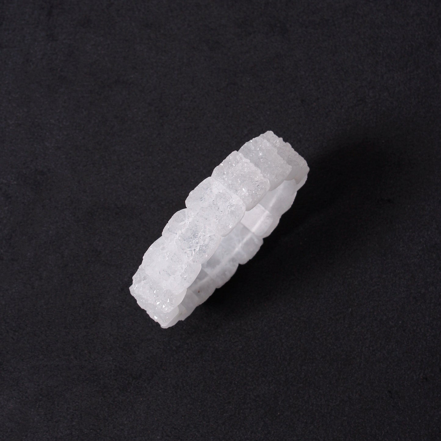 Natural Raw Clear Quartz Crystal Bracelet – Natural Healing & Energy Amplifying Stone Jewelry