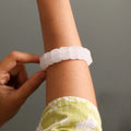 Natural Raw Clear Quartz Crystal Bracelet – Natural Healing & Energy Amplifying Stone Jewelry
