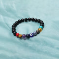 9 Chakra Healing Stretchable Gemstone Bracelet - Protection, Energy Balance & Vitality Booster