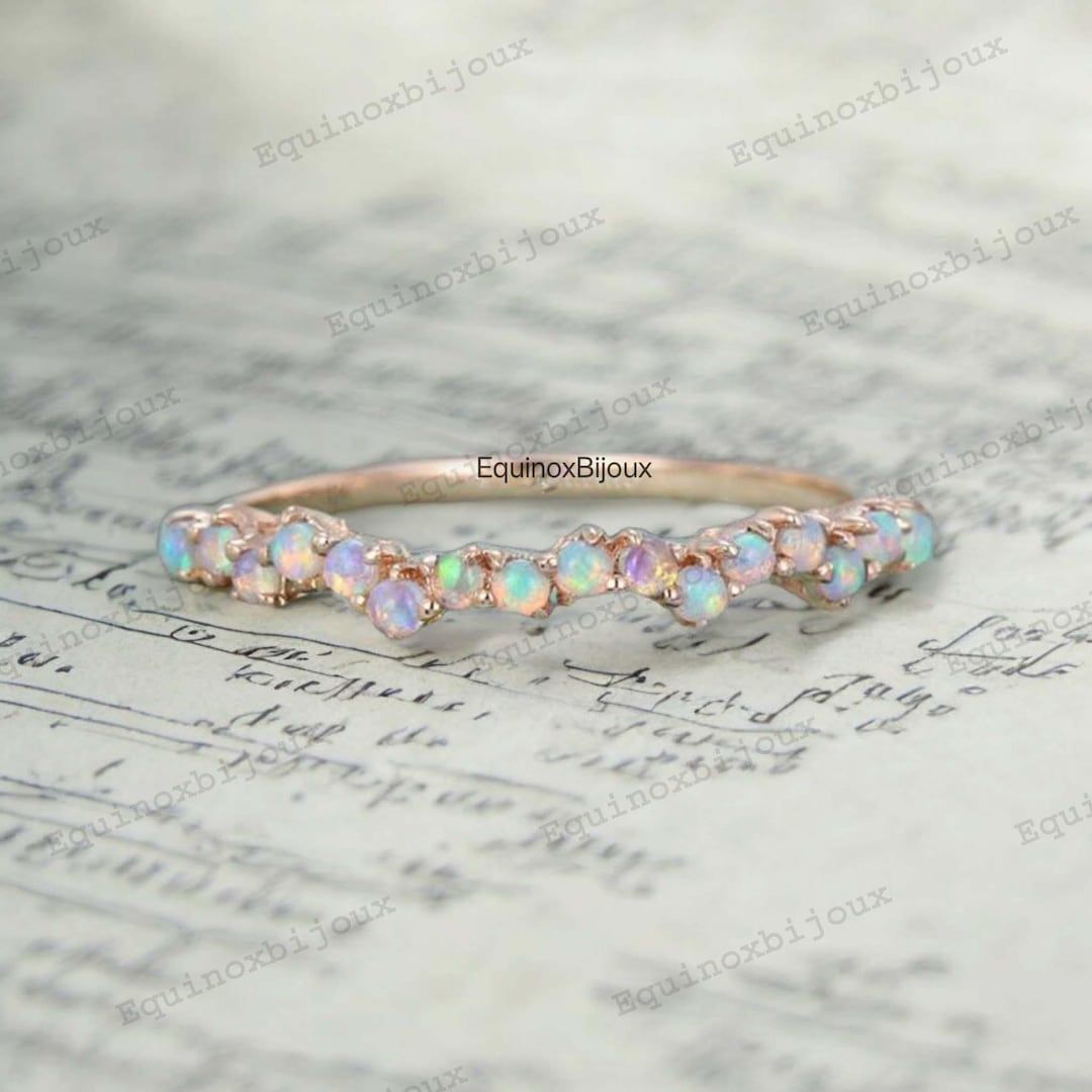 Custom order of 2mm ethopian opal US 7/ India 15 size