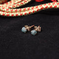 Natural Blue Diamond Studs Earrings – Elegant Sparkle for Every Occasion