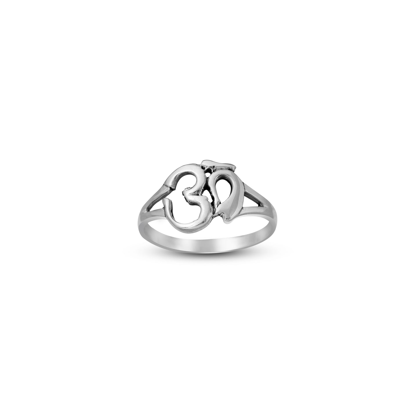 925 Sterling Silver Om Symbol Ring – Elegant Spiritual Jewelry