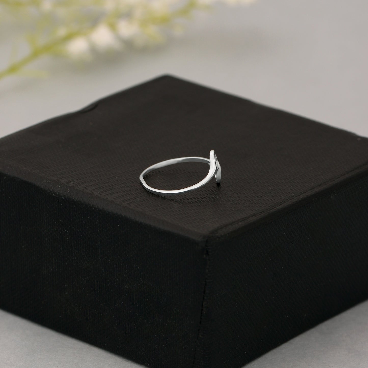 925 Sterling Silver Double Heart Ring – Minimalist Romantic Design