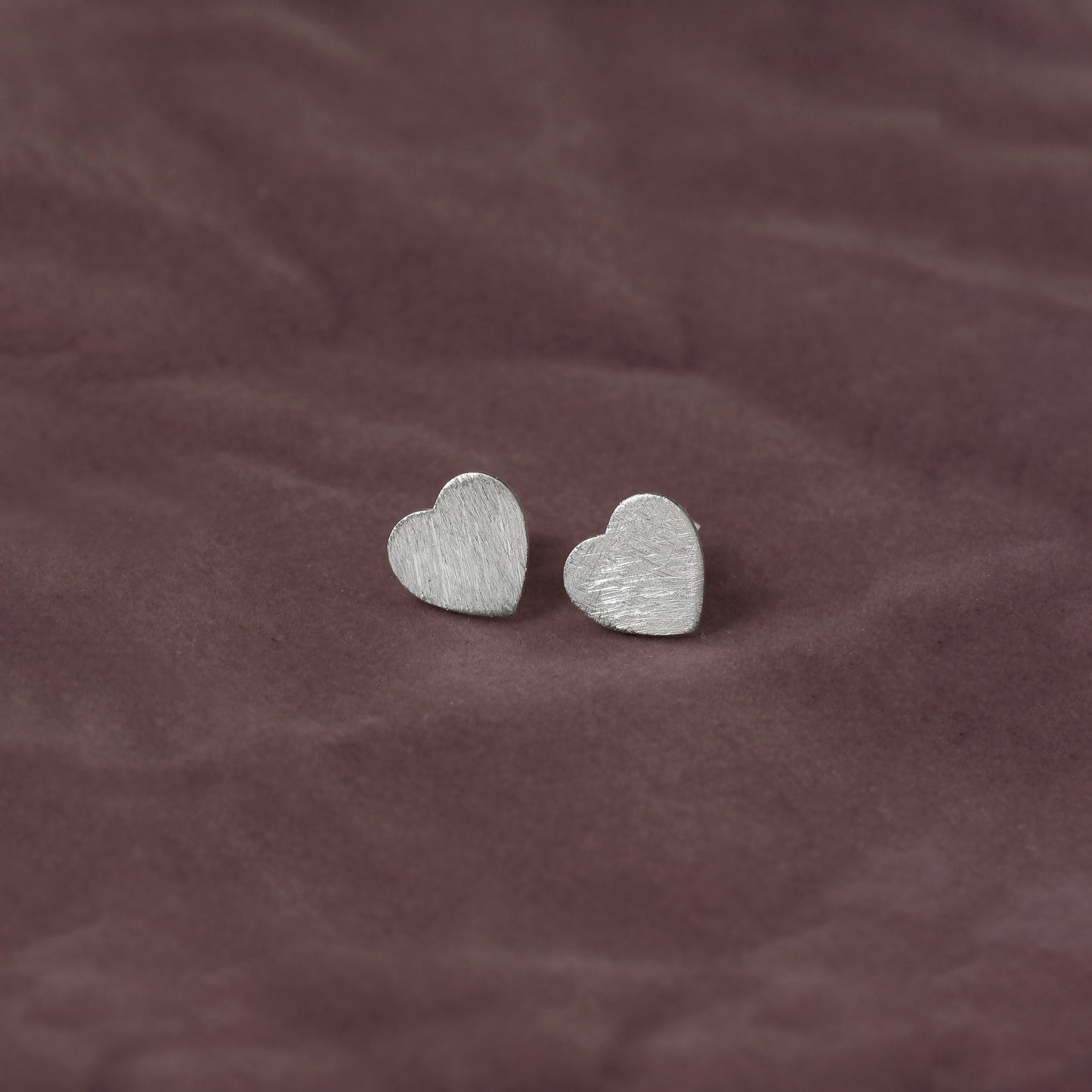 925 Solid Sterling Silver Heart Earring