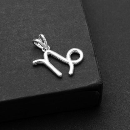 Capricorn Zodiac Jewelry Set – Sterling Silver Ring, Earrings & Pendant Necklace | Elegant Astrology Gift