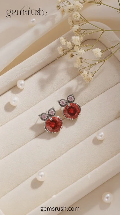 Owl Cubic Zircon Sterling Silver Earring