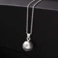 Disco Ball Sterling Silver Pendant | Silver Ball Pendant - Perfect Gift
