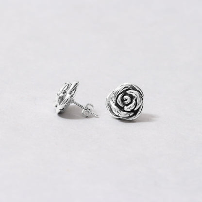 925 Sterling Silver Flower Stud Earrings