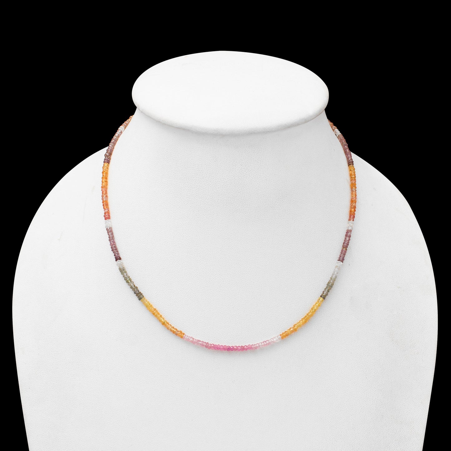 Top Quality Multi Sapphire Faceted Cut Necklace : A Shimmering Gift She'll Cherish