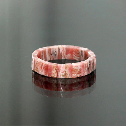 Rhodochrosite Stretch Bracelets for special Occasion - Beautiful Pink Bracelet