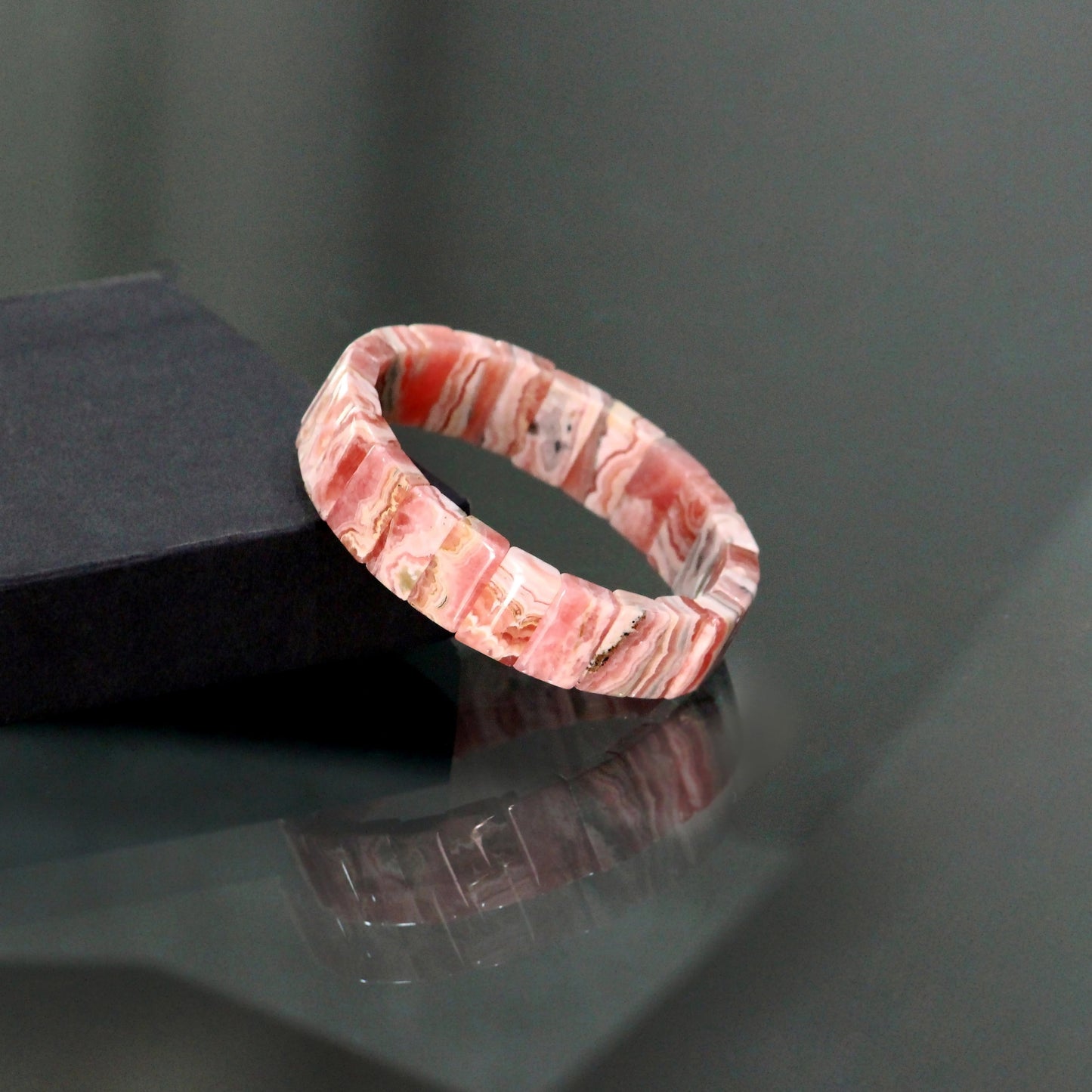 Rhodochrosite Stretch Bracelets for special Occasion - Beautiful Pink Bracelet