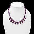 Purple Amethyst Designer Necklace