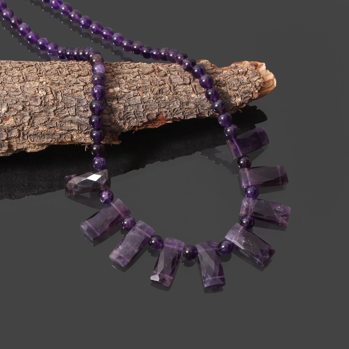 Purple Amethyst Designer Necklace