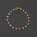Ruby-Ethiopian Opal Bracelet gift for women best gift for her