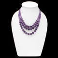 Amethyst Beaded Layered Necklace