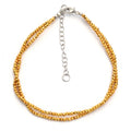 Appealing Gold Hematite 8 Inch Gemstone Bracelet For Women