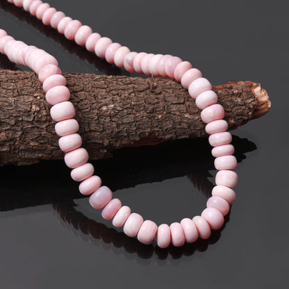 Baby Pink Opal Bead Necklace, Candy Beaded Necklace, Hawaii Choker Necklace GemsRush